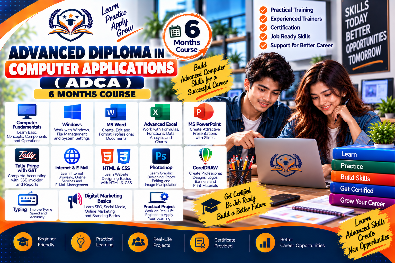 Advanced Diploma in Computer Applications (ADCA)