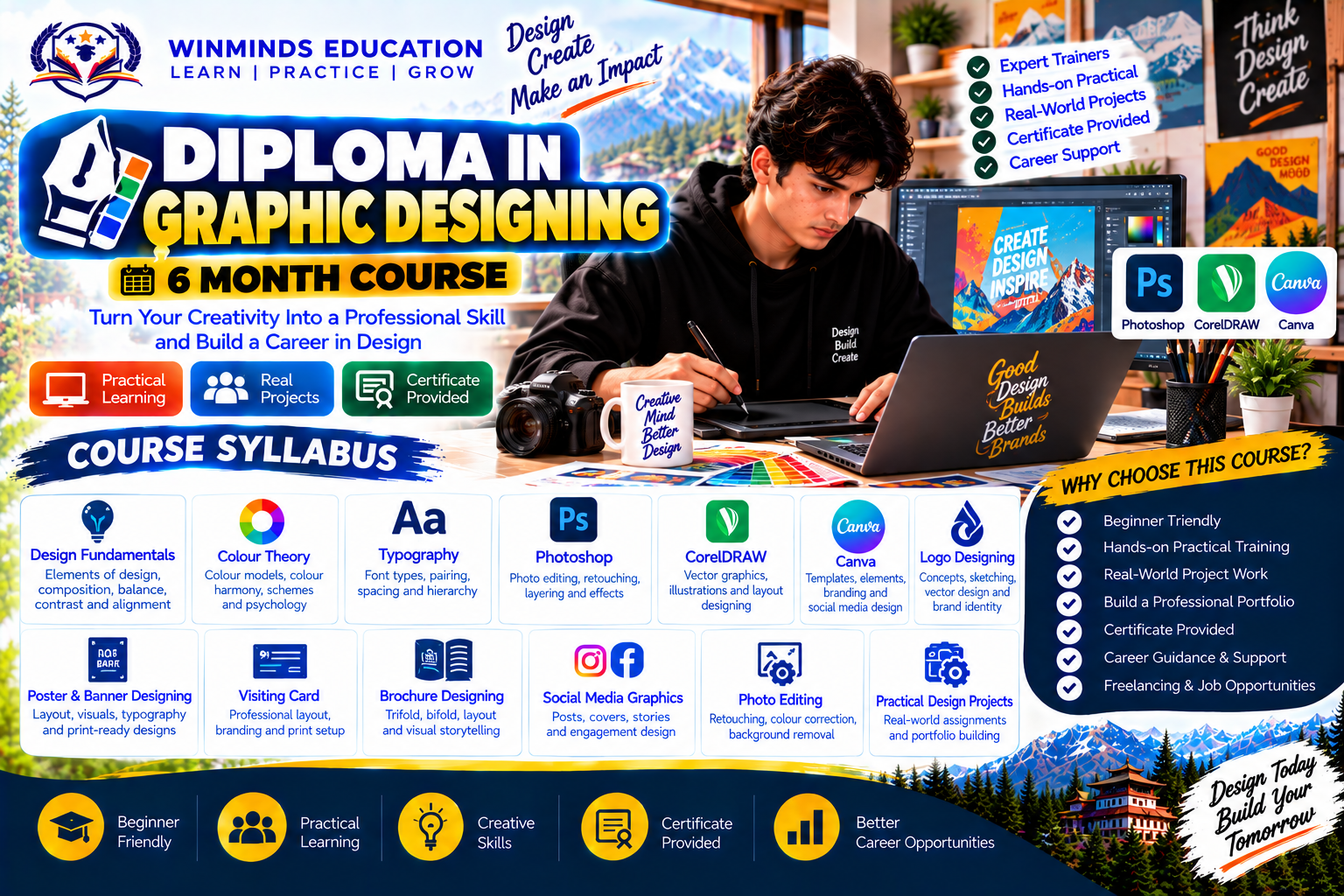 Diploma in Graphic Designing