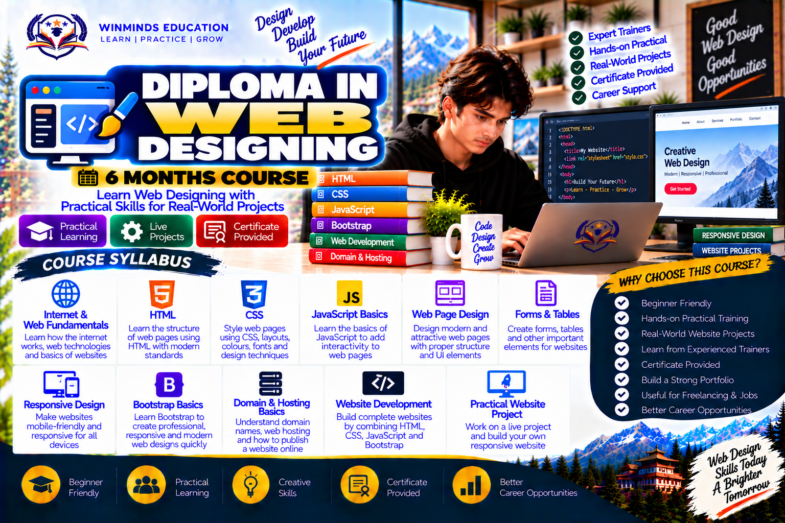 Diploma in Web Designing
