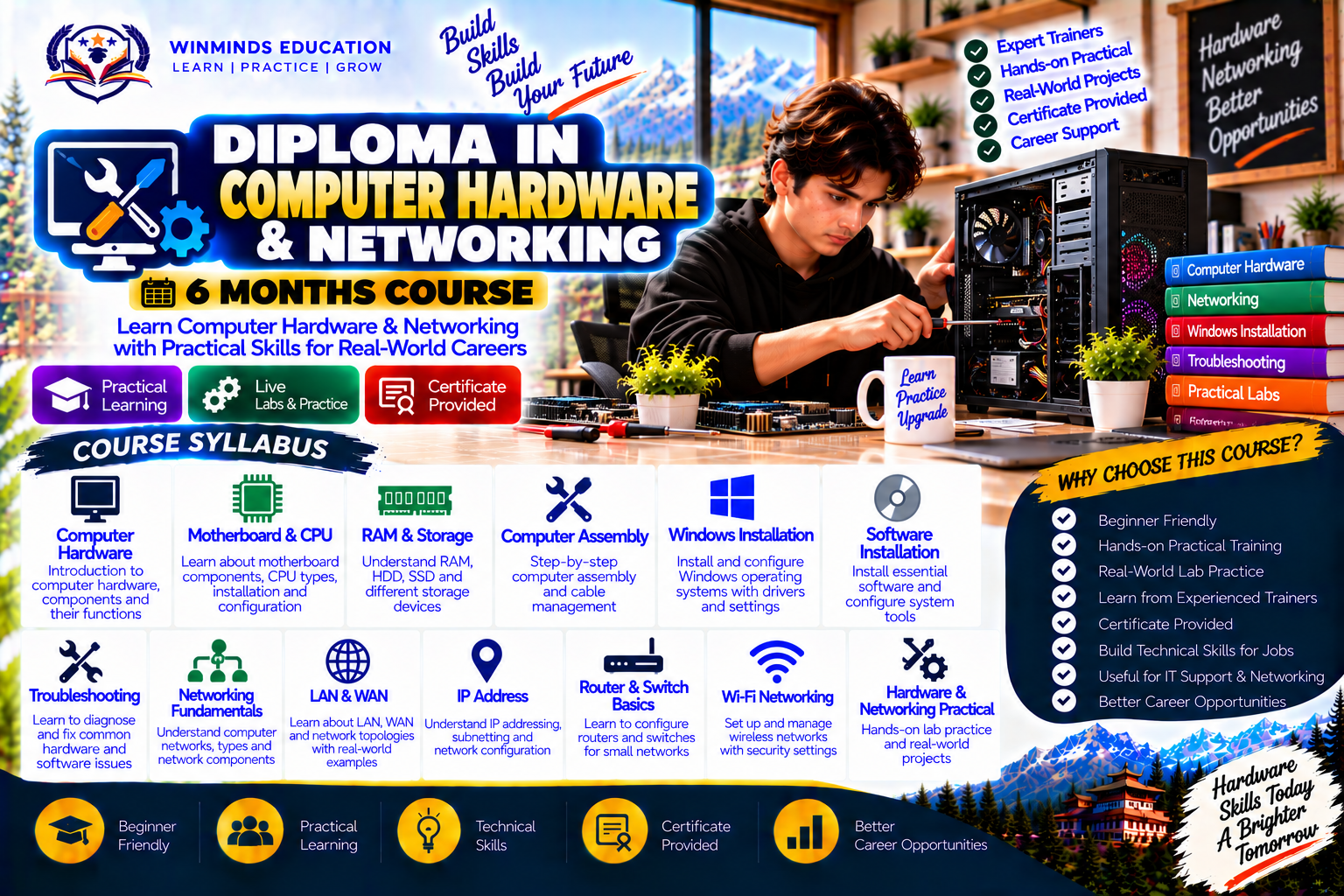Diploma in Computer Hardware & Networking